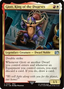 Foil - Giott, King of the Dwarves - 223 / NM / English MTG - Image 1