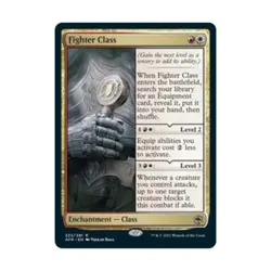 WOTC MtG AFR Fighter Class (R) NM - Image 1