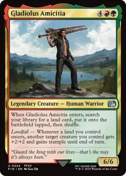 Foil - Gladiolus Amicitia - 224 / NM / English MTG - Image 1