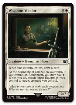 Weapons Vendor #40 (NM) Final Fantasy FIN Magic MTG - Image 1