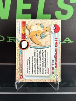 Topps Pokemon TV Animation 1999 Series 3 - Dragonite #149 Blue Logo - Image 2