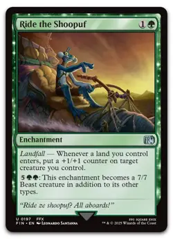 Ride the Shoopuf #197 (NM) Final Fantasy FIN Magic MTG - Image 1