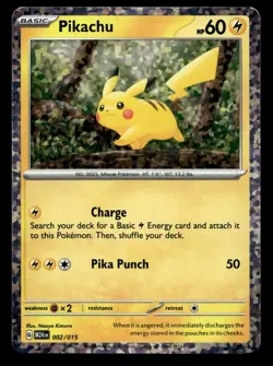 Pikachu 002/015 Holo McDonald's Promo 2024 Dragon Discovery - Pokemon - Image 1