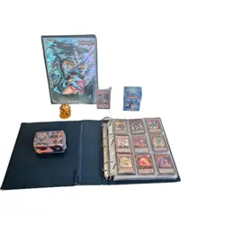 Yugioh TCG sealed tin Dark Magician girl folder Blue Eyes white Dragon 1st ed - Image 4