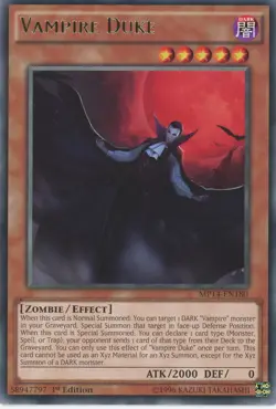 Yugioh Vampire Duke MP14-EN180 Rare 1st Edition NM - Image 1