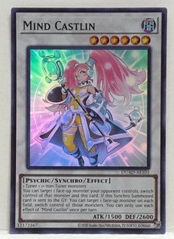 Yugioh Asia-English Mind Castlin DUAD-AE101 Super Rare - Image 1