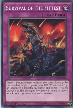 Yugioh Survival Of The Fittest MP14-EN178 Common 1st Edition NM x3 Play Set - Image 1