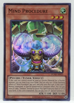 Yugioh Asia-English Mind Procedure DUAD-AE015 Super Rare - Image 1