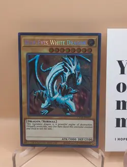 🔥 YUGIOH • BLUE-EYES WHITE DRAGON • CT14-EN002 • SECRET RARE • LIMITED • NM 🔥 - Image 3