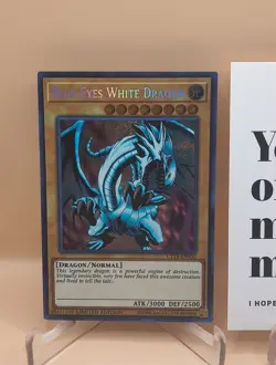 🔥 YUGIOH • BLUE-EYES WHITE DRAGON • CT14-EN002 • SECRET RARE • LIMITED • NM 🔥 - Image 4