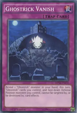 Yugioh Ghostrick Vanish MP14-EN174 Common 1st Edition NM x3 Play set - Image 1