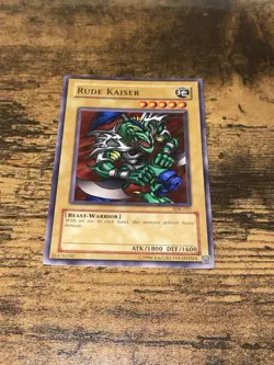 Yugioh! Rude Kaiser SDK-027 Common Unlimited VLP - Image 1