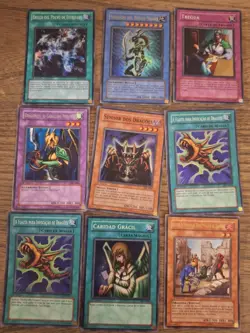 Yugioh lot of misc. Spanish/Portuguese Cards w/ 1st edition Super/Ultimate Rares - Image 1