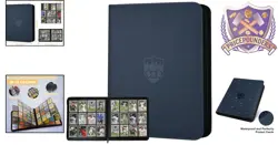 Trading Card Binder 12 Pocket - Holds 720 Cards, Dust-Resistant Blue - Image 2