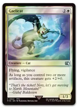 Gaelicat #22 (Foil) (NM) Final Fantasy FIN Magic MTG - Image 1