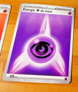 POKEMON FLAMME BLANCHE CARD CARTE Energie PSY SVE 021 WHT EV10.5 FR MINT - Image 1