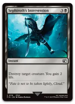 Sephiroth's Intervention #116 (NM) Final Fantasy FIN Magic MTG - Image 1