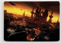 MTG Final Fantasy Art Series Rabanastre, Royal City x1 NM Art Card Gold Stamped - Image 1