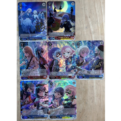 7×BanG Dream! It's MyGO Doujin Card Group Custom DIY Holo Foil Textured - Image 1