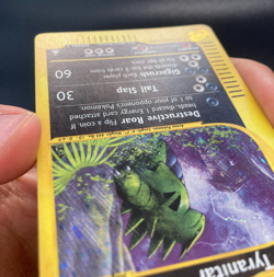 Pokemon Card Tyranitar Holo H28/H32 Aquapolis ENG inglese excellent EXC - Image 4