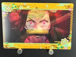 Zenitsu Nezuko Kamado Demon Slayer Kimetsu no Yaiba Lenticular Card Japan BANDAI - Image 2