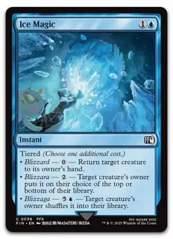 Ice Magic #56 (NM) Final Fantasy FIN Magic MTG - Image 1