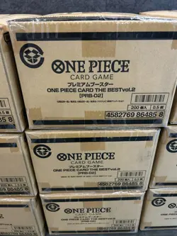 PSL CASE ONE PIECE CARD THE BEST vol.2 PRB-02 JAPAN ver Sealed Box x 20 PRB02 - Image 3
