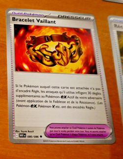 POKEMON FLAMME BLANCHE CARD CARTE BRACELET 080/086 WHT EV10.5 FR MINT 2025 - Image 1