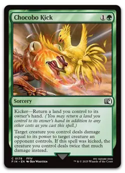 Chocobo Kick #178 (NM) Final Fantasy FIN Magic MTG - Image 1