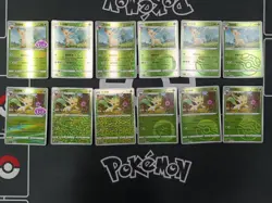 2025 pokemon S-chinese gem pack2 cbb2c Leafeon 12 card set Holo NM - Image 2