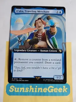 O'aka, Traveling Merchant Extended Art - FIC 0144 - MTG - Image 1