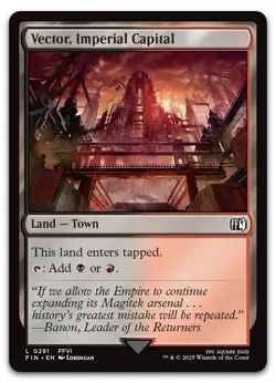Vector, Imperial Capital #291 (NM) Final Fantasy FIN Magic MTG - Image 1