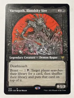 Varragoth, Bloodsky Sire (Showcase) - NM/M - Kaldheim - KHM 309 - MTG - Image 1