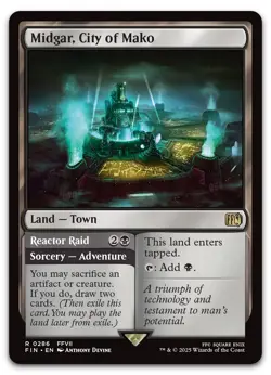 Midgar, City of Mako #286 (NM) Final Fantasy FIN Magic MTG - Image 1
