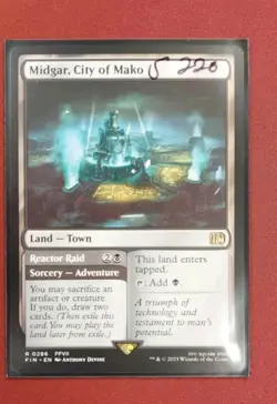 Midgar, City of Mako #286 (NM) Final Fantasy FIN Magic MTG - Image 1