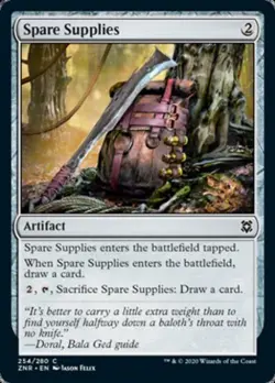 Spare Supplies -Foil Light Play MTG Zendikar Rising - Image 1