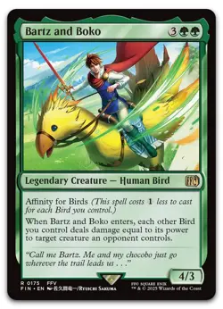 Bartz and Boko #175 (NM) Final Fantasy FIN Magic MTG - Image 1