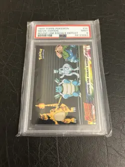 PSA 9 Topps Pokemon Round One Equals Defeat #26 First Movie 1999 - Blue Logo - Image 1