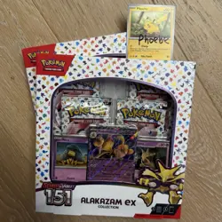 "SSPLUS" $10 OFF - 2X Pokemon Scarlet & Violet 151 - Alakazam Ex Collection Box 820650855269 - Image 1