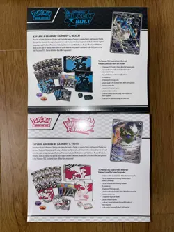 Pokemon Center Black Bolt & White Flare Elite Trainer Box ETB Set Of 2 - SEALED - Image 2