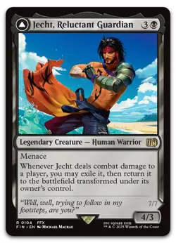Jecht, Reluctant Guardian #104 (NM) Final Fantasy FIN Magic MTG - Image 1