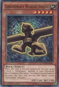 Yugioh Chronomaly Winged Shinx MP14-EN191 Common 1st Edition NM x3 Play Set - Image 1