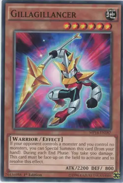 Yugioh Gillagillancer MP14-EN187 Common 1st Edition NM x3 Play Set - Image 1