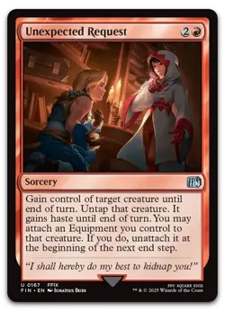 Unexpected Request #167 (NM) Final Fantasy FIN Magic MTG - Image 1