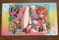 One Piece Card Game CCG TCG Nami playmat Championship Vol Opcg Pad Bikini Custom - Image 1