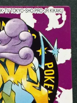 Pokemon Kid's mini card Raikou NO.197 2000 Pokemon TCG Japanese Nintendo Bandai - Image 3