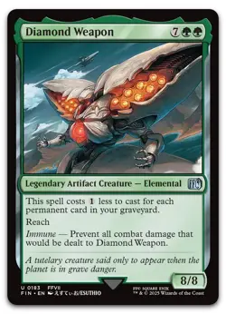 Diamond Weapon #183 (NM) Final Fantasy FIN Magic MTG - Image 1