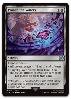 Poison the Waters #111 (NM) Final Fantasy FIN Magic MTG - Image 1