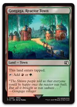 Gongaga, Reactor Town #280 (NM) Final Fantasy FIN Magic MTG - Image 1