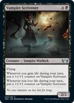 Foil - Vampire Scrivener - 98 / NM / English MTG - Image 1